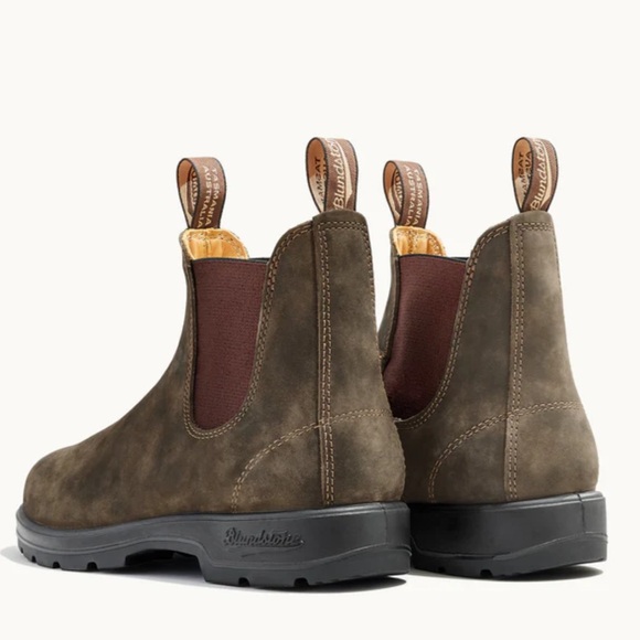 Blundstone Chelsea Boots Men’s Classics #585 Rustic Brown Sz 12 - Picture 5 of 13